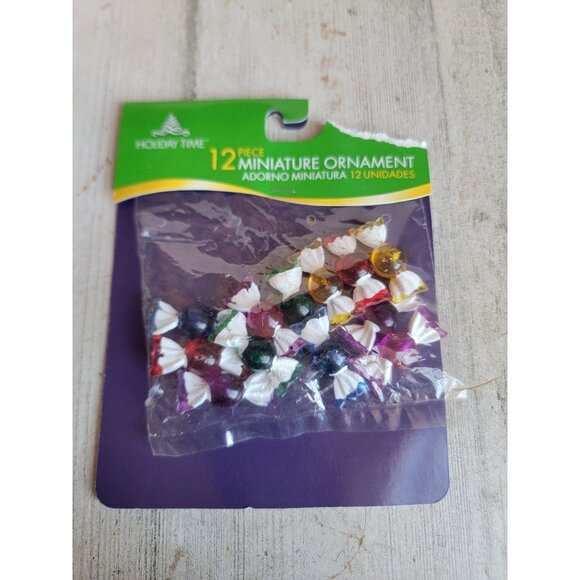 Holiday time candy piece village accessory Xmas set decor home - Picture 1 of 6